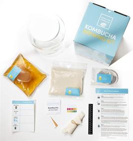img 1 attached to Joshua Tree Kombucha Complete Starter Kit: SCOBY, 1 Gallon Glass Jar, Brewing Essentials and Instructions