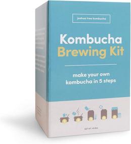 img 3 attached to Joshua Tree Kombucha Complete Starter Kit: SCOBY, 1 Gallon Glass Jar, Brewing Essentials and Instructions