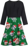 charmma womens christmas scalloped sleeveless dress: festive and stylish women's clothing logo