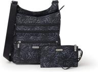 🌸 baggallini floral wristlet: classic women's handbags & wallets for effortless style logo