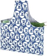 large teamoy knitting tote bag with sheep design - travel-friendly wrist bag for 14-inch knitting needles, yarn, and crochet supplies - lightweight and perfect size for on-the-go knitting logo
