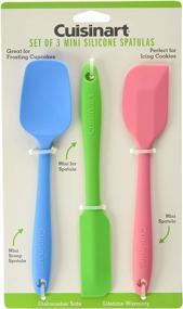 img 2 attached to 🥄 Multicolor Cuisinart Mini Spatulas (Set of 3) - Perfect Kitchen Utensils for Cooking and Baking