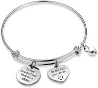 🎁 wenata kpop bts bangtan boys bracelet - express love yourself with army never mind charm bracelet - a meaningful gift for inspirational bts lovers - trendy jewelry for bts fans, perfect for girls logo