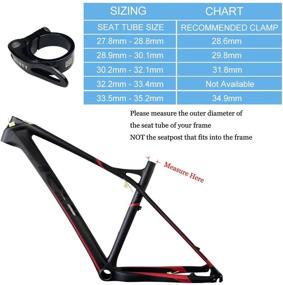 img 2 attached to PLATT Bike Seatpost Quick Release Clamp - Aluminum 🚲 Alloy Bicycle Seat Post Collar 28.6mm / 31.8mm / 34.9mm