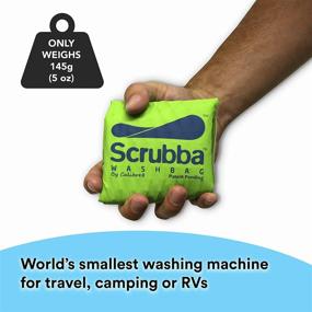 img 1 attached to 🧺 Scrubba Portable Wash Bag: Ultimate Hand Washing Machine for Hotel and Travel | Eco-friendly & Lightweight Camping Laundry Bag for Washing Clothes Anywhere