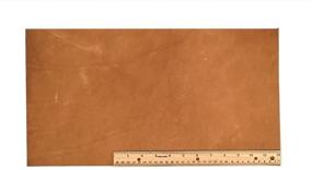img 2 attached to Кожа высшего качества коричневая с куском юфти: 10" x 18" Парчаляного ошейника