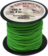 neon green pepperell 1.9mm parachute cord - 100-feet логотип