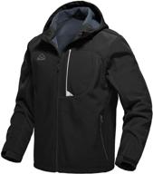🧥 men's tbmpoy waterproof softshell mountain outerwear in clothing logo