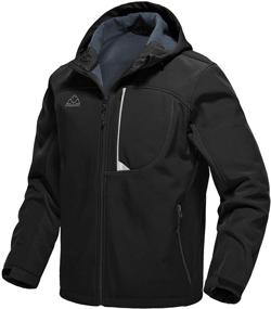 img 4 attached to 🧥 Men's TBMPOY Waterproof Softshell Mountain Outerwear in Clothing
