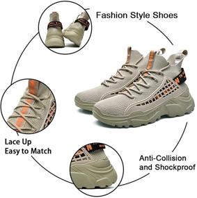 img 3 attached to XIDISO Men's Fashion Sneakers for Athletic Walking and Athleisure Shoes