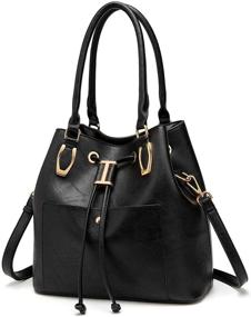 img 4 attached to 👜 LJOSEIND Designer Handbags: Shoulder Crossbody Women's Handbags & Wallets