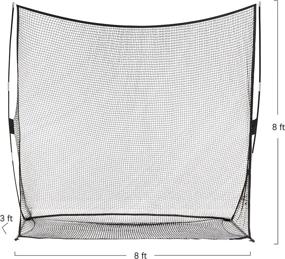 img 3 attached to Enhance Your Golf Game Anywhere with Amazon Basics Portable Driving Practice Golf Net