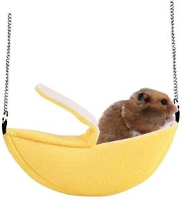 img 2 attached to 🐹 STARROP Hamster Bed: Comfortable Hammock House for Sugar Gliders, Hamsters, Small Birds, and More!