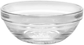 img 1 attached to 🔄 Durable Duralex Stackable Clear Bowl: Space-saving convenience and crystal-clear perfection