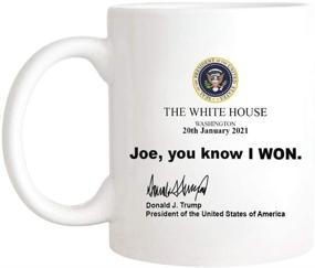 img 3 attached to 🍵 The Garnish Gripper - Hilarious Trump Mug Collection: Joe You Know I Won, Trump 2024 I'll Be Back - 11oz Ceramic Coffee Mug/Tea Cup