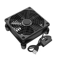 🌀 qirssyn 120mm 5v fan for router, modem, receiver, dvr, xbox, tv box, t-mobile home internet gateway, ssd cooling solution logo