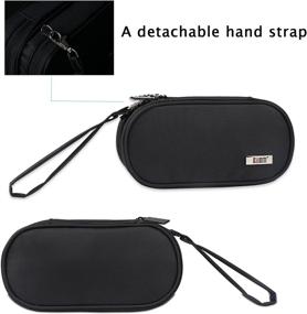 img 1 attached to BUBM Dual Compartment Storage Case for PS Vita and PSP, Protective Carrying Bag, Portable Travel Organizer Compatible with PSV and Other Accessories, Black
