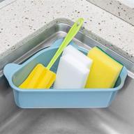 🧽 teamkio kitchen sink caddy with adhesive, sink strainer basket, triangular adhesive kitchen sponge holder – multifunctional логотип