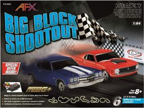 img 4 attached to 🏎️ Master the Racetrack with AFX Block Shootout AFX22022: Unleash the Ultimate Racing Experience