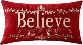 img 1 attached to NIDITW Christmas Snowflakes Pillowcase Decorative