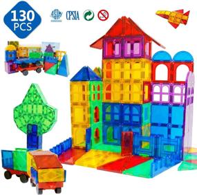 img 1 attached to 🧲 Magnetic Building Magnets for Preschool and Toddler Play