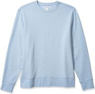 off white men's clothing: amazon essentials lightweight active sweatshirt logo