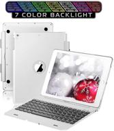 9 7 silver keyboard backlight: effortlessly detachable & automatic logo