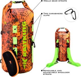 img 3 attached to 🎒 KastKing Dry Bag: Premium Waterproof Backpack for Kayaking, Boating, Hiking, Camping, Fishing - 600D Material