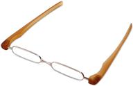 👓 bedo mini compact slim reading glasses with 360° rotating tube, pen clip, and folding design - unisex logo