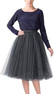 💃 stunning layers tulle skirt for wedding: women's clothing elevated logo