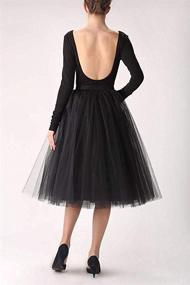img 3 attached to 💃 Stunning Layers Tulle Skirt for Wedding: Women's Clothing Elevated