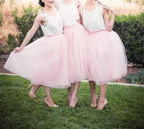img 1 attached to 💃 Stunning Layers Tulle Skirt for Wedding: Women's Clothing Elevated
