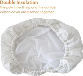 img 3 attached to 🌬️ JEACENT Double Insulation Indoor Air Conditioner Cover: Protect Your Small AC Unit Efficiently