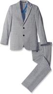 👔 stylish and durable: isaac mizrahi boys solid linen boys' clothing logo