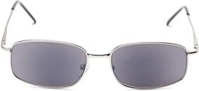 img 3 attached to 🕶️ Men's Metal Rectangle Randy Reading Sunglasses by Readers.com - Enhance Your Reading Experience with Stylish Shades