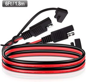 img 3 attached to 🔌 iGreely 6Ft SAE Extension Cable: Quick Disconnect Wire Harness for Automotive, RV, Motorcycle, Solar Panel & More