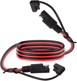 img 4 attached to 🔌 iGreely 6Ft SAE Extension Cable: Quick Disconnect Wire Harness for Automotive, RV, Motorcycle, Solar Panel & More