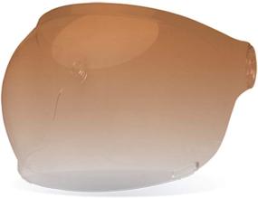 img 1 attached to 🐂 Bullitt Bubble Shield Accessories: Amber Gradient Brown Tab - Stylish Protection for Riders