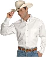 👔 premium ariat solid twill shirt - x large men's clothing: there's no compromise! logo