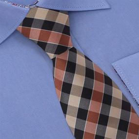 img 2 attached to EAGC0060 Checkered Microfiber Popular Epoint Boys' Accessories : Neckties