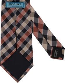 img 1 attached to EAGC0060 Checkered Microfiber Popular Epoint Boys' Accessories : Neckties
