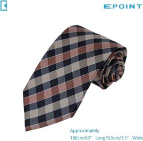img 3 attached to EAGC0060 Checkered Microfiber Popular Epoint Boys' Accessories : Neckties