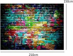 img 1 attached to 📸 MOHOO Colorful Brick Wall Silk Photography Backdrop - 7x5FT Studio Prop Photo Background - 2.1x1.5m
📸 MOHOO Красочный фон из шелкового кирпичной стены - 7x5FT Студийный реквизит для фото - 2.1x1.5м