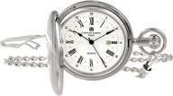 ⌚️ men's charles hubert paris quartz pocket watches: fashionable timepieces logo