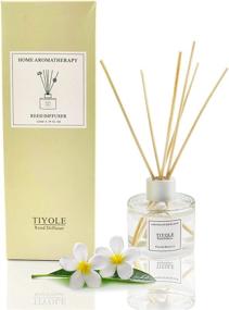 img 4 attached to 🌿 TIYOLE Aromatic Sandalwood Reed Diffuser - Stress Relief Room Diffuser with Sticks