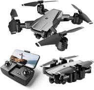 foldable quadcopter drone for beginners, adults, and kids - 1080p hd camera, 5g wifi fpv real-time transmission, gesture selfie, altitude hold logo