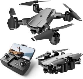 img 4 attached to Foldable Quadcopter Drone for Beginners, Adults, and Kids - 1080p HD Camera, 5G WiFi FPV Real-Time Transmission, Gesture Selfie, Altitude Hold