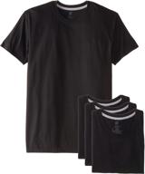 hanes ultimate 4 pack freshiq t shirt men's clothing logo