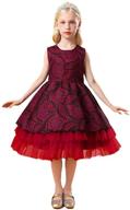 👗 veoay girls high low party dresses princess 1-8 years ball gowns dress logo