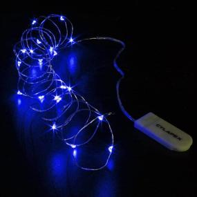 img 3 attached to 🔵 CylaPex 6 Pack Blue Fairy String Lights: Battery Operated Firefly Lights for DIY Decor, Christmas Decoration, Costume, Wedding & More